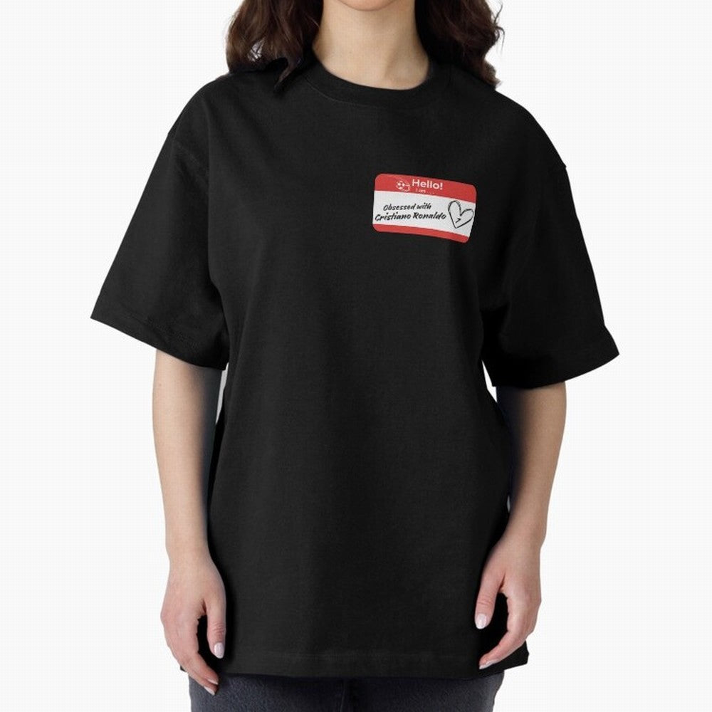 Cristiano Ronaldo Obsessed Oversized T-Shirt Bring Trophy Dreams to Global Football Passion for FIFA World Cup 2026 USA Canada Mexico, Driven by Neymar, Haaland and Cristiano Ronaldo, France, Football History, Final Match Energy, Crowd Noise and