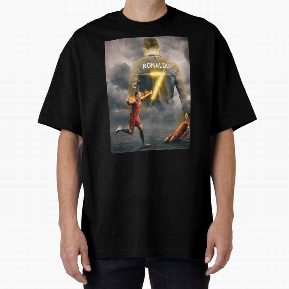 Art CR7 Wallpaper Oversized T-Shirt Make Every Kick Count in FIFA World Cup 2026 USA Canada Mexico Centered on Neymar, England and Germany Energy, Supporter Pride, Iconic Celebrations, Legendary Names and Global Match Day Energy; Made for Die Hard