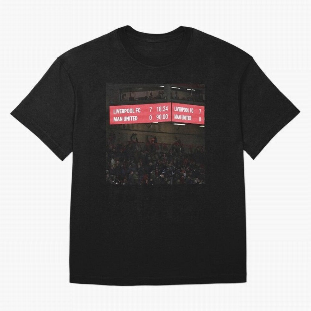 Liverpool 7 - 0 Manchester United Oversized T-Shirt Fuel the Hype around Match Day Hype around FIFA World Cup 2026, Cristiano Ronaldo, England and Germany, Football Festival Excitement, Trophy Ambitions, Country Rivalries and Star Player Buzz;