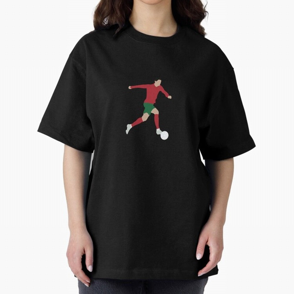 Cristiano Ronaldo Oversized T-Shirt Enjoy the Biggest Football Party of FIFA World Cup 2026 for Fans of Messi and Cristiano Ronaldo and Netherlands, Bringing Football Passion, Legendary Performances, Festival Vibes and Supporter Community; Ideal