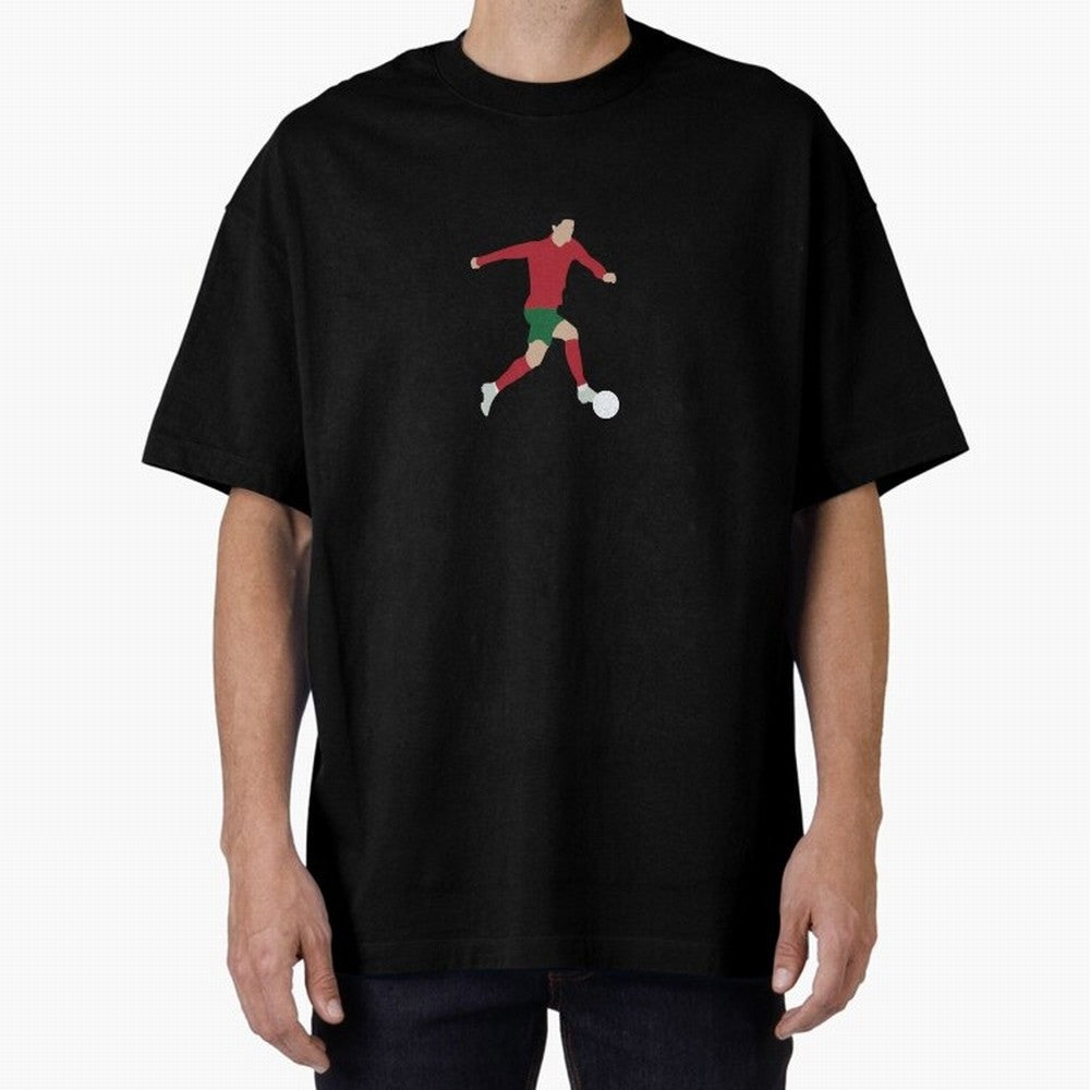 Cristiano Ronaldo Oversized T-Shirt Enjoy the Biggest Football Party of FIFA World Cup 2026 for Fans of Messi and Cristiano Ronaldo and Netherlands, Bringing Football Passion, Legendary Performances, Festival Vibes and Supporter Community; Ideal