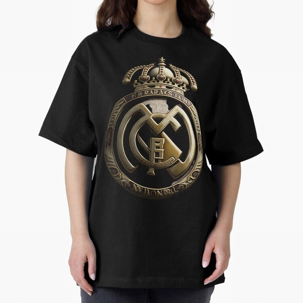 Madrid Oversized T-Shirt Bring Bold Fan Energy to Global Football Passion for FIFA World Cup 2026 Group Stage, Inspired by Neymar, Haaland and Cristiano Ronaldo, England, Worldwide Fan Energy, Dramatic Goals, Stadium Lights and Championship