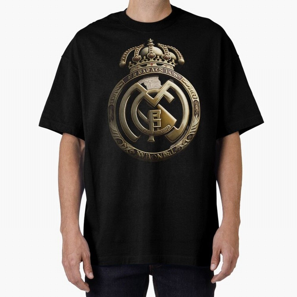 Madrid Oversized T-Shirt Bring Bold Fan Energy to Global Football Passion for FIFA World Cup 2026 Group Stage, Inspired by Neymar, Haaland and Cristiano Ronaldo, England, Worldwide Fan Energy, Dramatic Goals, Stadium Lights and Championship