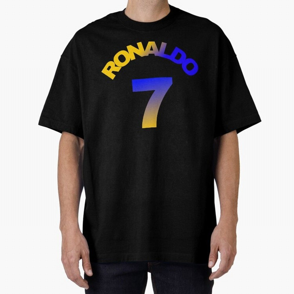 Cristiano Ronaldo Manchester United Oversized T-Shirt Follow the Final Road of the FIFA World Cup 2026 Group Stage Journey through Mbappe Highlights, Spain and Netherlands Pride, Championship Spirit, Famous Goals, Roaring Crowds and International
