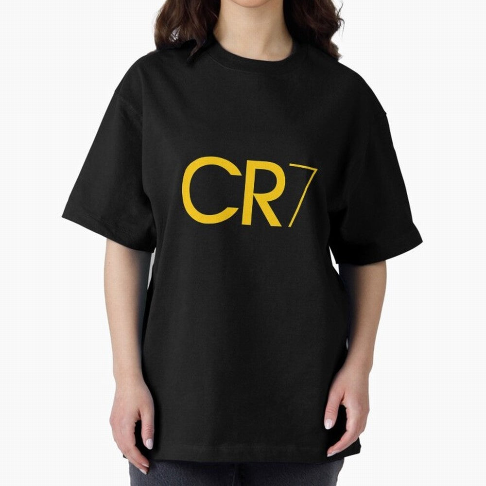 Cristiano, Ronaldo CR7 Oversized T-Shirt Support the Legends of FIFA World Cup 2026 Group Stage for Fans of Messi and Spain and Netherlands, Bringing Match Day Excitement, Supporter Culture, Golden Goals and Global Football Passion; Ideal for