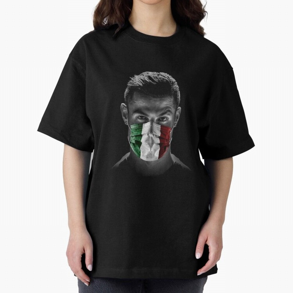 Cristiano Ronaldo Oversized T-Shirt Relive FIFA World Cup 2026 USA Canada Mexico Spirit, Celebrating England, France and Netherlands, Neymar, Vintage Soccer Flavor, Modern Football Stars, National Flags and Final Night Emotion; Created for Match