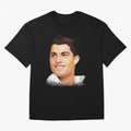 Cristiano Ronaldo CR7 | Digital Painting Oversized T-Shirt Represent Fans Who Live for Global Football Passion for FIFA World Cup 2026 Group Stage, Filled with Cristiano Ronaldo, Haaland and CR7, Germany, Match Day Excitement, Supporter Culture,