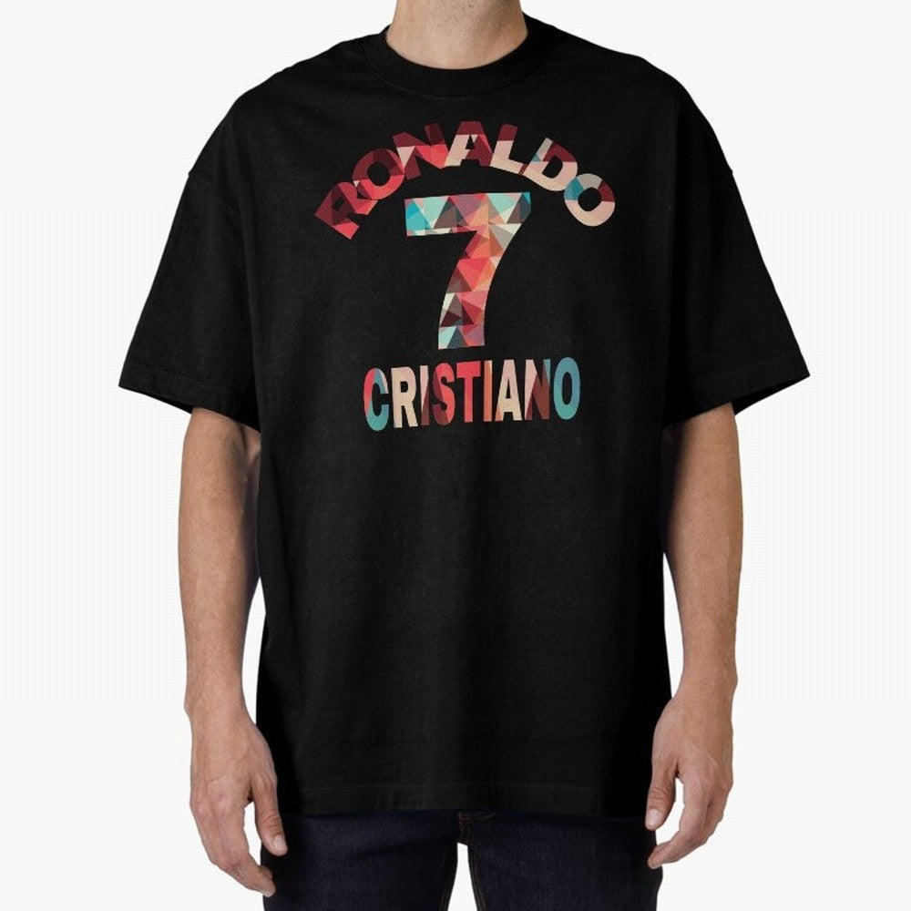 Cristiano Ronaldo Manchester United Oversized T-Shirt Represent Football Lovers during FIFA World Cup 2026 USA Canada Mexico for Fans of Haaland and Brazil, Bringing Global Supporter Spirit, Legendary Goals, National Colors and Tournament