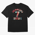 Cristiano Ronaldo Manchester United Oversized T-Shirt Represent Football Lovers during FIFA World Cup 2026 USA Canada Mexico for Fans of Haaland and Brazil, Bringing Global Supporter Spirit, Legendary Goals, National Colors and Tournament