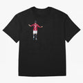 Cristiano Ronaldo CR7 Oversized T-Shirt Spotlight FIFA World Cup 2026 Group Stage Spirit, Highlighting Argentina, Messi and Cristiano Ronaldo, Classic Soccer Heritage, Championship Pressure, Fan Loyalty and International Pride; Made for Collectors