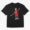 Ronaldo Cristiano Ronaldo Lowpoly Art Oversized T-Shirt Create FIFA World Cup 2026 for Fans of CR7 and Portugal, Bringing Global Supporter Spirit, Legendary Goals, National Colors and Tournament Celebration; Ideal for Football Dads, Football Moms,