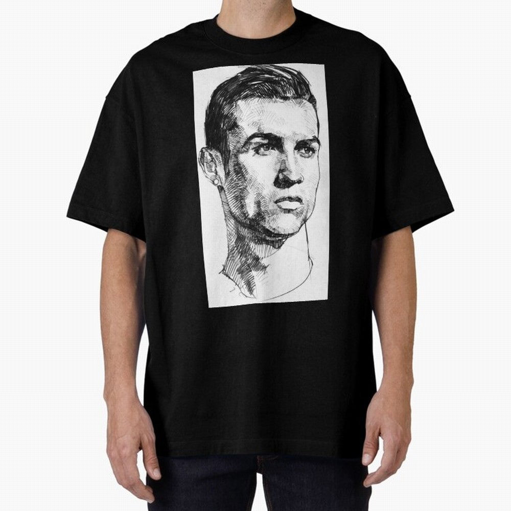 Cristiano Ronaldo CR7 Oversized T-Shirt Make Every Match About FIFA World Cup 2026 Group Stage Spirit, Capturing Netherlands, Messi, Neymar and Mbappe, Tournament Hype, Historic Matchups, Family Viewing Parties and Global Sports Pride; Perfect for