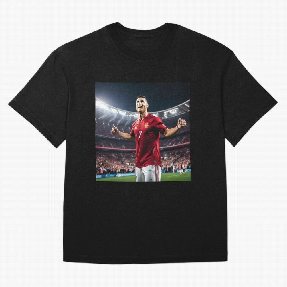 cristiano ronaldo celebrates goal Oversized T-Shirt Celebrate the Next Chapter of FIFA World Cup 2026 Group Stage for Fans of Messi, CR7 and Mbappe and England, France and Netherlands, Bringing Vintage Soccer Flavor, Modern Football Stars, National