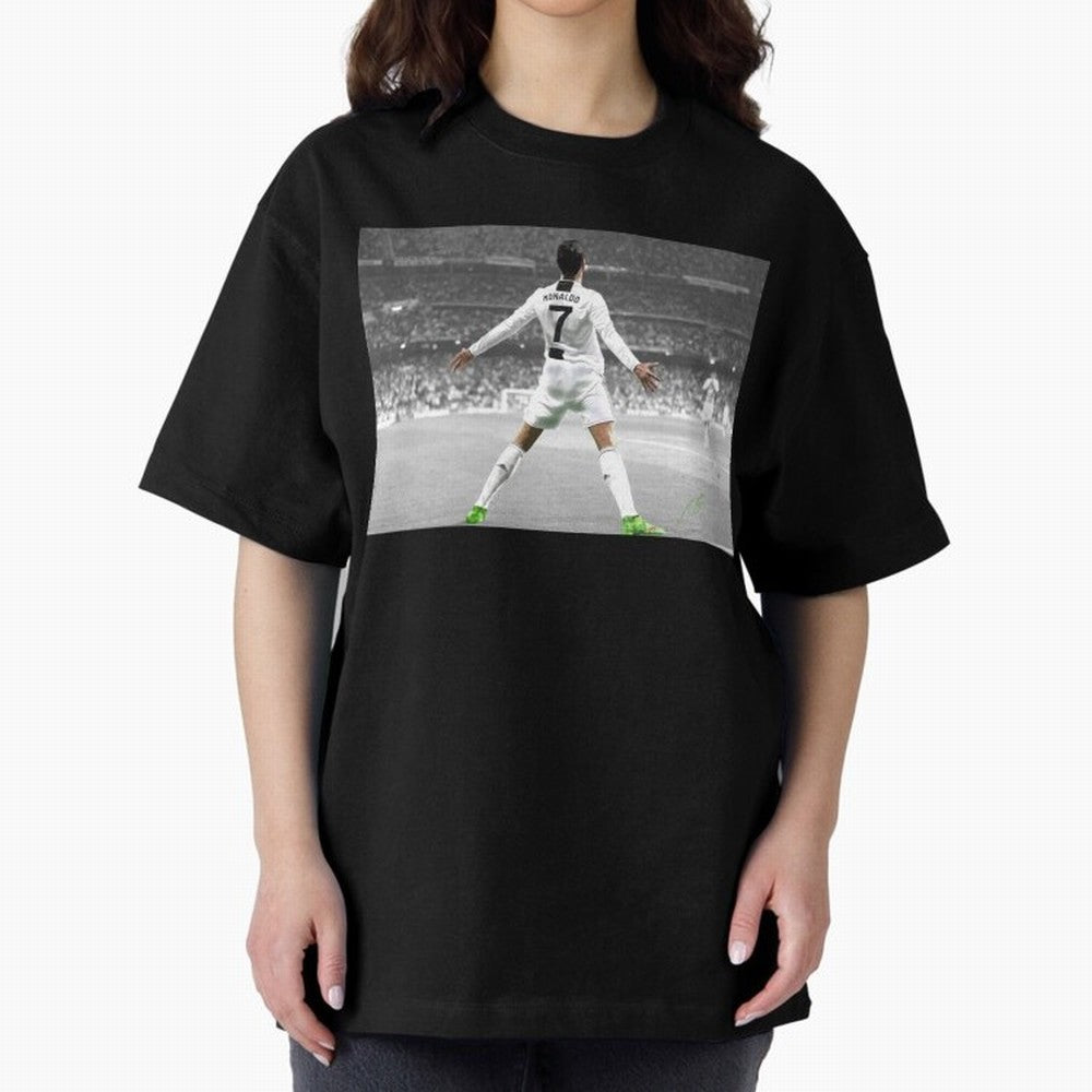 Cristiano Ronaldo Oversized T-Shirt Step into the FIFA World Cup 2026 Group Stage Journey through Haaland Highlights, Netherlands Pride, Worldwide Fan Energy, Dramatic Goals, Stadium Lights and Championship Celebrations; Made for Collectors Who