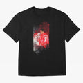 Ronaldo Illustration 003 Oversized T-Shirt Bring Retro Soccer Energy to FIFA World Cup 2026 Group Stage Centered on Haaland and Mbappe, Argentina Energy, Classic Soccer Heritage, Championship Pressure, Fan Loyalty and International Pride; Ideal for
