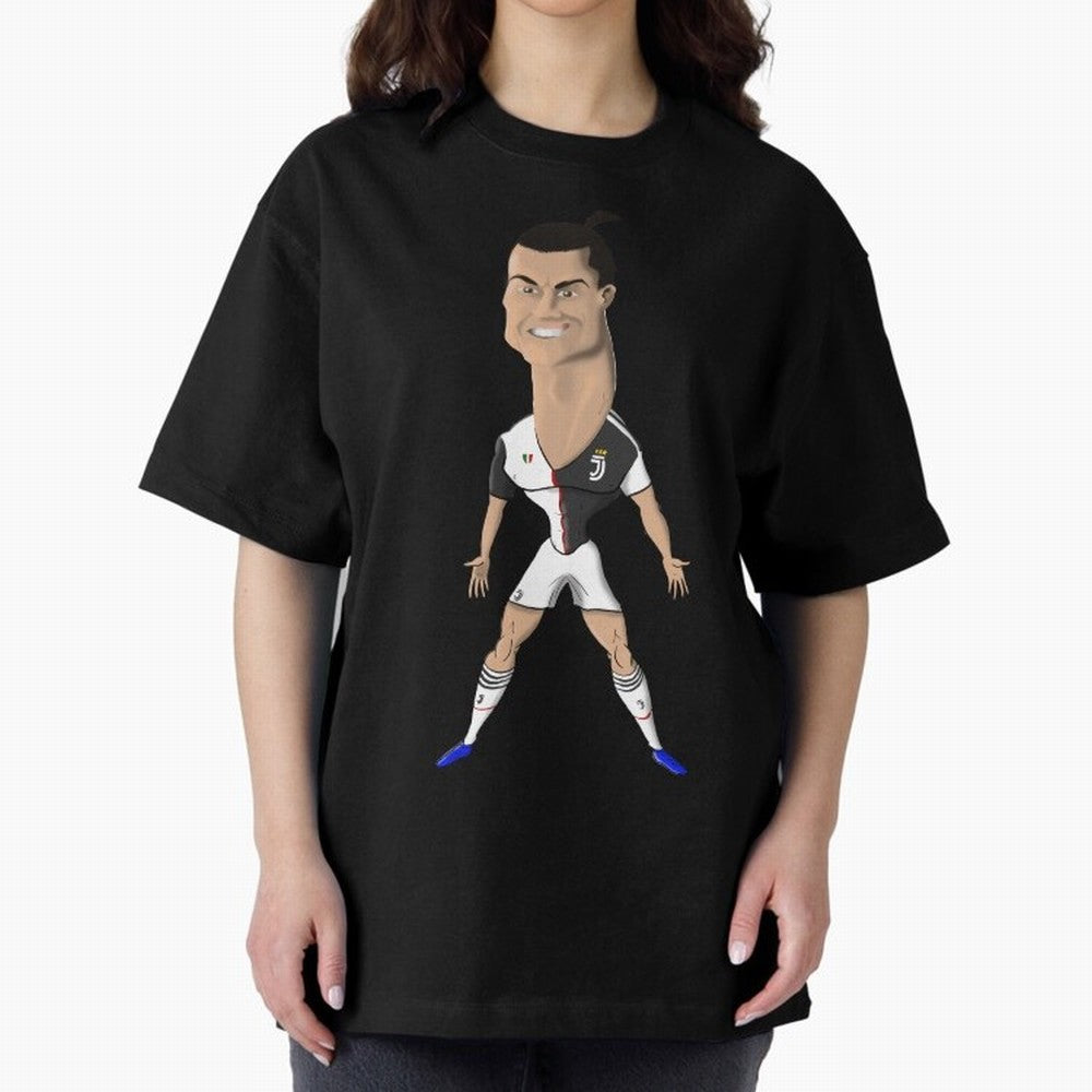 CR7 Oversized T-Shirt Bring Trophy Dreams to Match Day Hype around FIFA World Cup 2026, Messi and Cristiano Ronaldo, France and Portugal, Vintage Soccer Flavor, Modern Football Stars, National Flags and Final Night Emotion; Ideal for Football Dads,