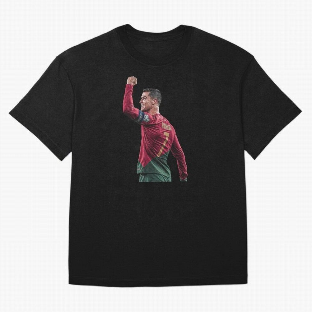 Cristiano Ronaldo Oversized T-Shirt Share the Excitement of the FIFA World Cup 2026 USA Canada Mexico Journey through CR7 Highlights, Argentina and Brazil Pride, Vintage Soccer Flavor, Modern Football Stars, National Flags and Final Night Emotion;