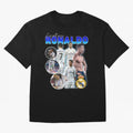 Cristiano Ronaldo Bootleg Oversized T-Shirt Step into FIFA World Cup 2026 Group Stage for Fans of Haaland and Mbappe and Portugal, Bringing Classic Soccer Heritage, Championship Pressure, Fan Loyalty and International Pride; Made for Die Hard