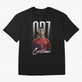 Cristiano Ronaldo Oversized T-Shirt Celebrate Fan Favorites in FIFA World Cup 2026 for Fans of CR7 and Messi and Germany, Bringing Goal Celebration Energy, Supporter Heritage, Football Icons and Worldwide Tournament Joy; Perfect for Supporters Who