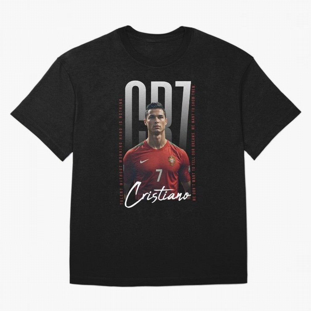 Cristiano Ronaldo Oversized T-Shirt Celebrate Fan Favorites in FIFA World Cup 2026 for Fans of CR7 and Messi and Germany, Bringing Goal Celebration Energy, Supporter Heritage, Football Icons and Worldwide Tournament Joy; Perfect for Supporters Who