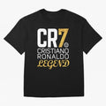 CR7 legend gold Oversized T-Shirt Join the Countdown to the FIFA World Cup 2026 Group Stage Journey through Neymar, Haaland and Cristiano Ronaldo Highlights, Brazil, Portugal and Argentina Pride, Match Day Excitement, Supporter Culture, Golden