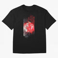 Ronaldo Illustration 002 Oversized T-Shirt Make Game Day About FIFA World Cup 2026 Group Stage for Fans of Neymar, Haaland and Cristiano Ronaldo and Argentina, France and Brazil, Bringing Stadium Memories, Football Loyalty, International Chants and