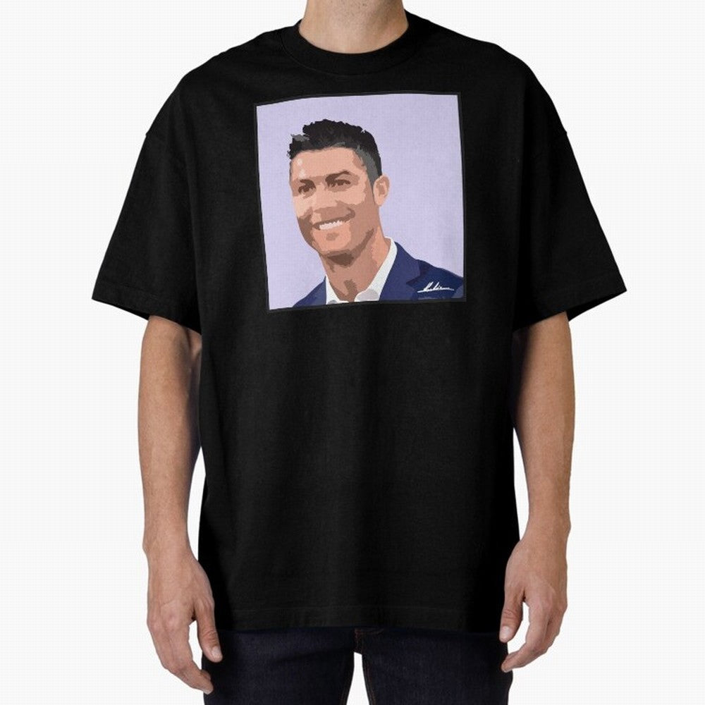 Cristiano Ronaldo Oversized T-Shirt Bring a Champion Mindset to FIFA World Cup 2026 Built around Haaland, Germany Energy, Championship Spirit, Famous Goals, Roaring Crowds and International Football Unity; Created for Match Day Parties, Soccer