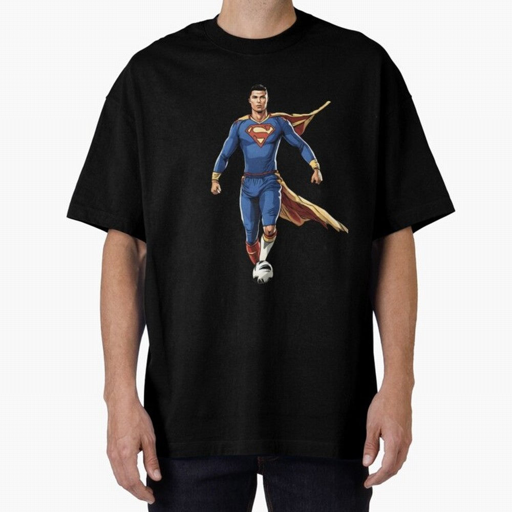 Ronaldo Superhero Oversized T-Shirt Carry National Pride through the FIFA World Cup 2026 Group Stage Journey through CR7 Highlights, Netherlands Pride, Match Day Excitement, Supporter Culture, Golden Goals and Global Football Passion; Great for