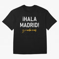 Hala Madrid Oversized T-Shirt Represent the Passion of the FIFA World Cup 2026 USA Canada Mexico Journey through Messi, CR7 and Mbappe Highlights, Portugal Pride, Retro Football Energy, Iconic Rivalries, Trophy Chase Drama and Stadium Atmosphere;