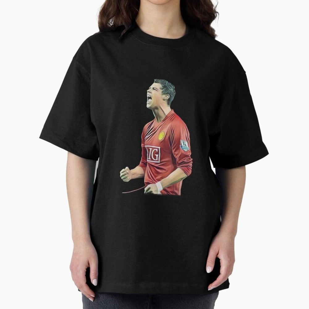 a good celebration from the goat Oversized T-Shirt Turn Up for FIFA World Cup 2026 Group Stage Made for CR7 and Messi, Argentina Energy, Game Day Rituals, Football Legends, Country Pride and the Road to the Final; Ideal for Football Dads, Football