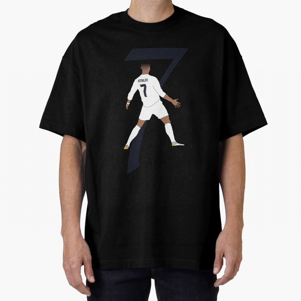 Cristiano Ronaldo #7 Oversized T-Shirt Support the Legends of FIFA World Cup 2026 Group Stage Capturing Messi, CR7 and Mbappe, Argentina Energy, Champion Mindset, Group Stage Buzz, Knockout Tension and Passionate Fan Culture; Made for Collectors