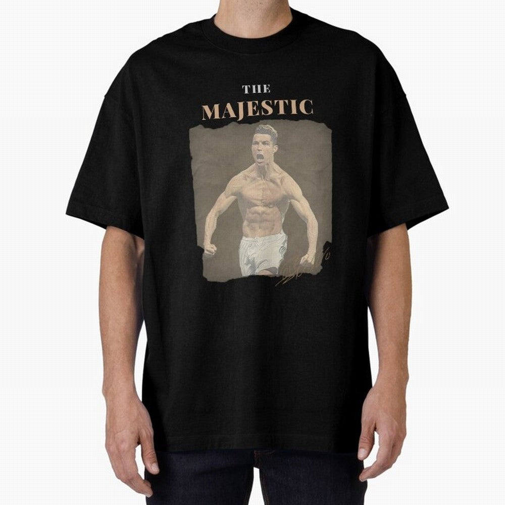 Siuuu CR7 Cristiano Ronaldo Oversized T-Shirt Support Iconic Players in FIFA World Cup 2026 USA Canada Mexico Capturing CR7 and Messi, Argentina and Brazil Energy, Champion Mindset, Group Stage Buzz, Knockout Tension and Passionate Fan Culture;