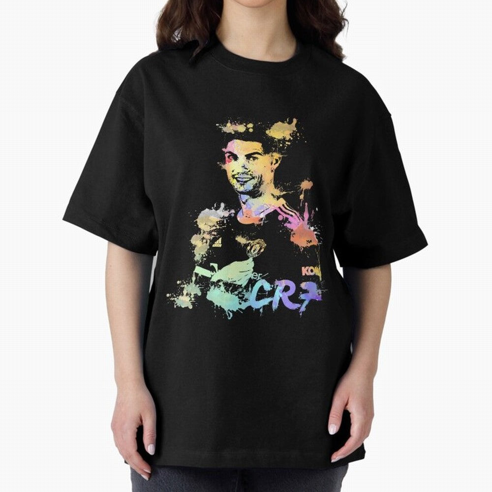 Cristiano Ronaldo Cristiano Ronaldoooo Oversized T-Shirt Support the Legends of the FIFA World Cup 2026 Group Stage Journey through CR7 Highlights, England, France and Netherlands Pride, Championship Spirit, Famous Goals, Roaring Crowds and