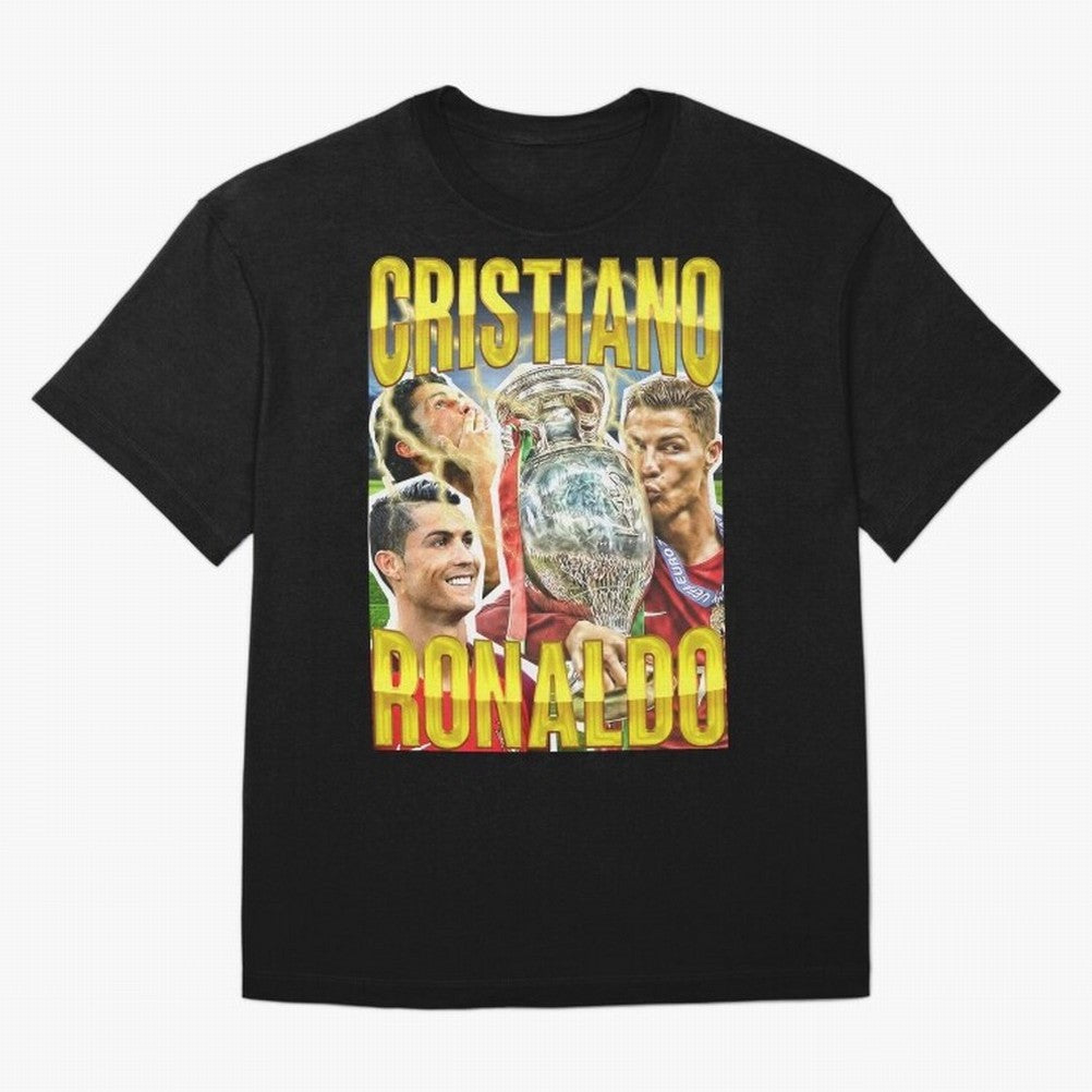 Cristiano Ronaldo CR7 SIUUU El Bicho Vintage Retro Design Oversized T-Shirt Represent the Passion of FIFA World Cup 2026 Group Stage for Fans of Messi and Cristiano Ronaldo and Argentina and Brazil, Bringing Worldwide Fan Energy, Dramatic Goals,