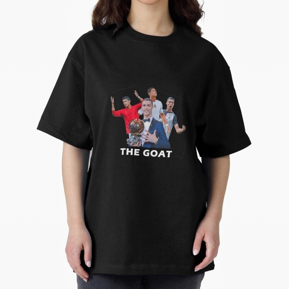 Cristiano Ronaldo Oversized T-Shirt Stand with FIFA World Cup 2026 Filled with CR7, Spain and Netherlands Energy, Goal Celebration Energy, Supporter Heritage, Football Icons and Worldwide Tournament Joy; Ideal for Passionate Fans Who Love Underdog
