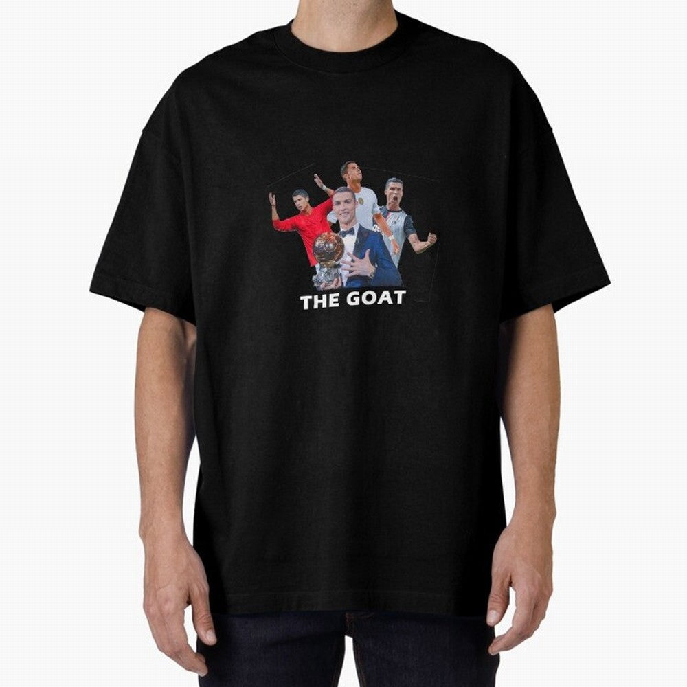 Cristiano Ronaldo Oversized T-Shirt Stand with FIFA World Cup 2026 Filled with CR7, Spain and Netherlands Energy, Goal Celebration Energy, Supporter Heritage, Football Icons and Worldwide Tournament Joy; Ideal for Passionate Fans Who Love Underdog
