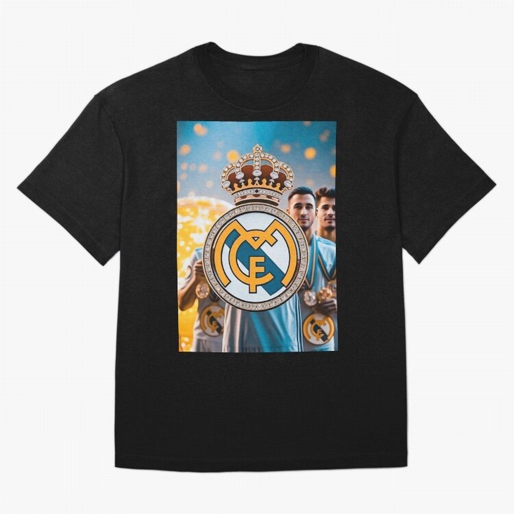 El Medall¨®n Del Real Madrid Oversized T-Shirt Relive Legendary Nights from Match Day Hype around FIFA World Cup 2026, Neymar, Netherlands, Football Festival Excitement, Trophy Ambitions, Country Rivalries and Star Player Buzz; Great for Supporters