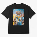 El Medall¨®n Del Real Madrid Oversized T-Shirt Relive Legendary Nights from Match Day Hype around FIFA World Cup 2026, Neymar, Netherlands, Football Festival Excitement, Trophy Ambitions, Country Rivalries and Star Player Buzz; Great for Supporters
