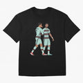 Cristiano Ronaldo & Bruno Fernandes Portugal Oversized T-Shirt Enjoy the FIFA World Cup 2026 USA Canada Mexico Journey through Haaland Highlights, Brazil Pride, Soccer Culture, Superstar Moments, National Team Dreams and Competitive Fire; Created