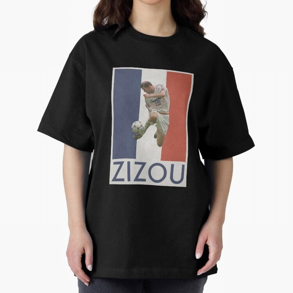 Football - Zidane Oversized T-Shirt Represent the Passion of FIFA World Cup 2026 Group Stage Built around Neymar, Brazil Energy, Stadium Memories, Football Loyalty, International Chants and Championship Tradition; Ideal for Fans Who Follow Messi,
