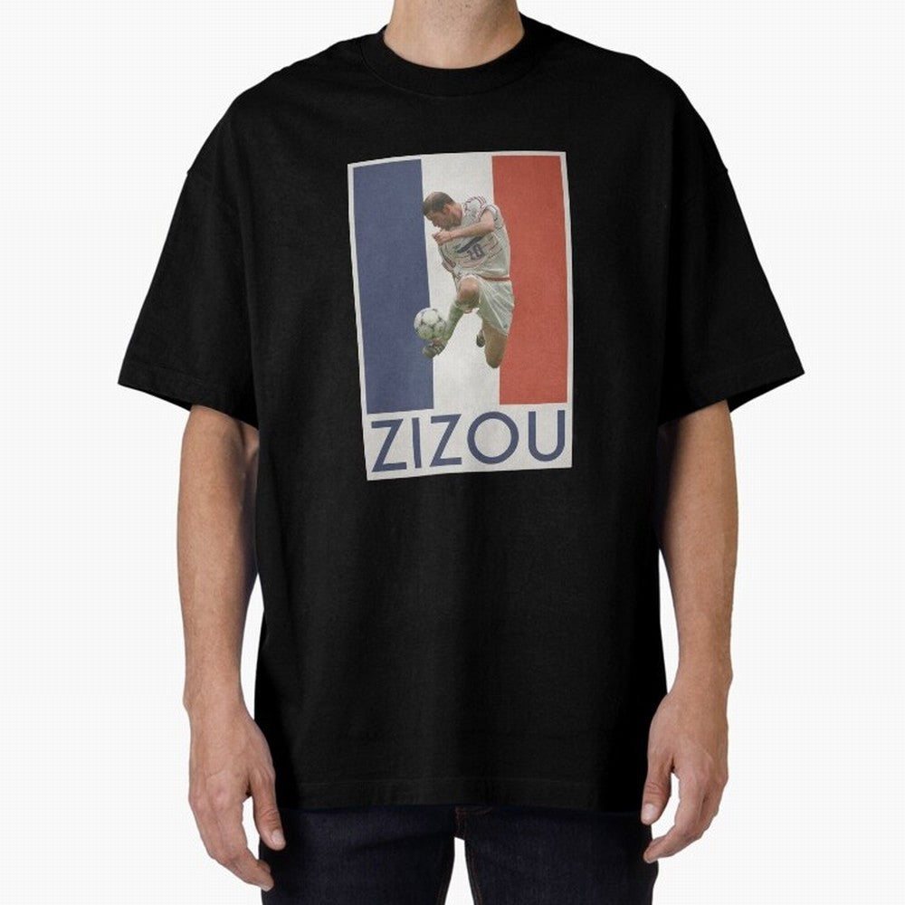 Football - Zidane Oversized T-Shirt Represent the Passion of FIFA World Cup 2026 Group Stage Built around Neymar, Brazil Energy, Stadium Memories, Football Loyalty, International Chants and Championship Tradition; Ideal for Fans Who Follow Messi,