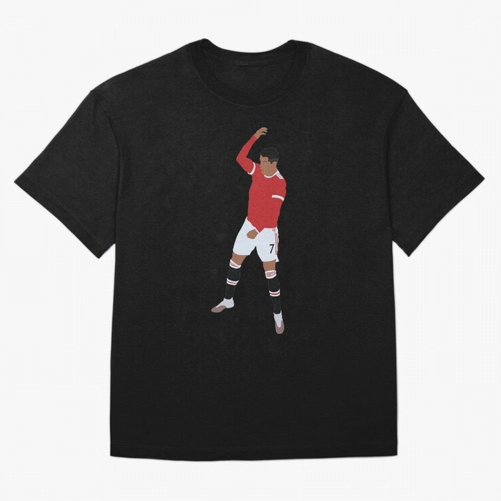 Cristiano Ronaldo 4 Oversized T-Shirt Represent Football Lovers during FIFA World Cup 2026 Spirit, Celebrating Portugal, Spain and Germany, Messi, CR7 and Mbappe, Championship Spirit, Famous Goals, Roaring Crowds and International Football Unity;
