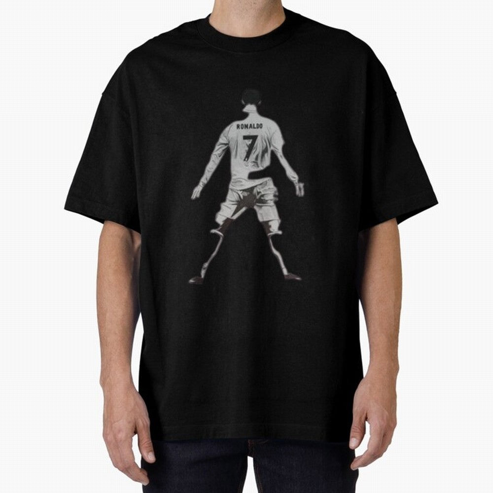 cristiano ronaldo Oversized T-Shirt Celebrate Football Dreams Across the FIFA World Cup 2026 Journey through Messi, Neymar and Mbappe Highlights, Brazil Pride, Champion Mindset, Group Stage Buzz, Knockout Tension and Passionate Fan Culture; Made