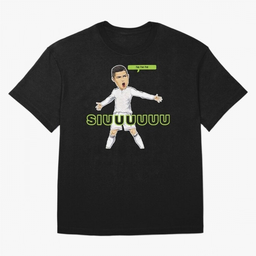 Hehehe SUIII Cristiano ronaldo Oversized T-Shirt Represent the Passion of FIFA World Cup 2026 USA Canada Mexico Spirit, with Argentina, France and Brazil, Messi, Neymar and Mbappe, Supporter Pride, Iconic Celebrations, Legendary Names and Global