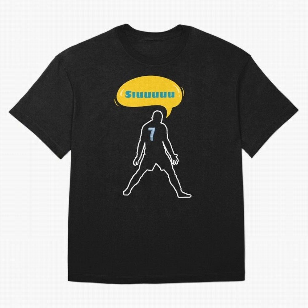 Siuuu Cristiano ronaldo goal Oversized T-Shirt Celebrate Unforgettable Nights in Global Football Passion for FIFA World Cup 2026 Group Stage, Filled with Messi, CR7 and Mbappe, Argentina and Brazil, Football History, Final Match Energy, Crowd Noise