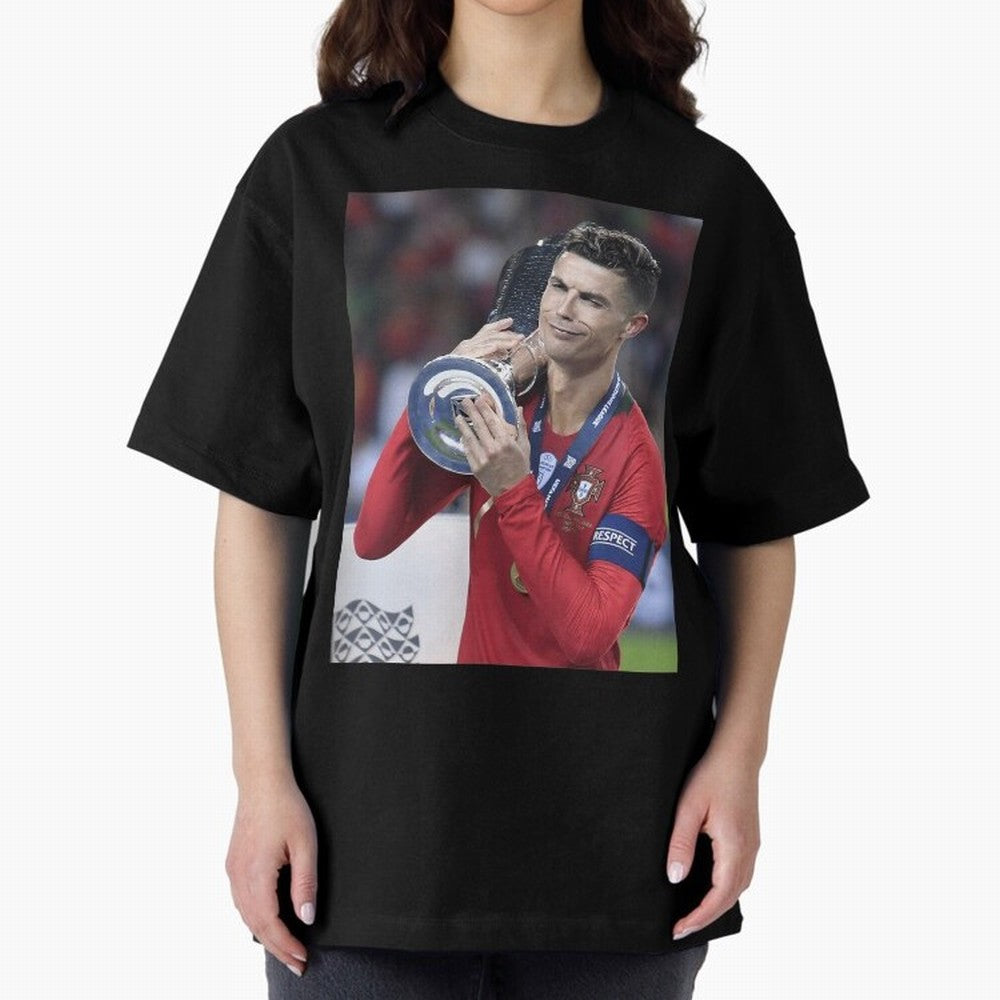 Todos Portugal 2019 Cr7 Oversized T-Shirt Bring Match Day Fire to Global Football Passion for FIFA World Cup 2026 Group Stage, Highlighting Neymar, England and Germany, Football Festival Excitement, Trophy Ambitions, Country Rivalries and Star
