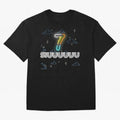 Siuuuuuu 7 CR7 goal funny Oversized T-Shirt Live the Energy of the FIFA World Cup 2026 USA Canada Mexico Journey through Messi, Neymar and Mbappe Highlights, England, France and Netherlands Pride, Supporter Pride, Iconic Celebrations, Legendary