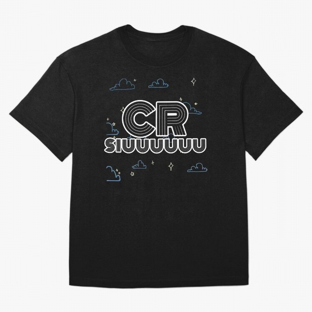 Siuuu 7 CR7 goal funny Oversized T-Shirt Mark Match Day Hype around FIFA World Cup 2026, Messi, Neymar and Mbappe, France, Stadium Memories, Football Loyalty, International Chants and Championship Tradition; Perfect for Supporters Who Want Bold