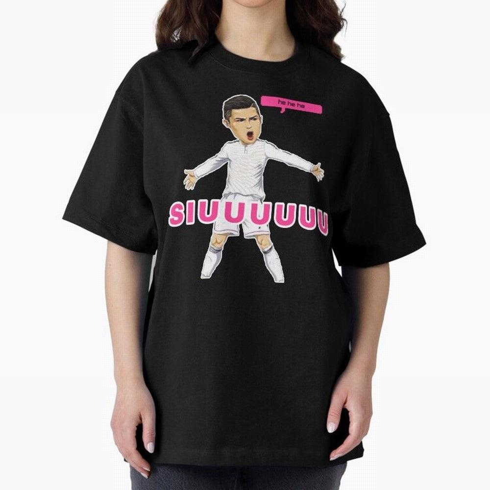 hehehe suiii Oversized T-Shirt Celebrate Unforgettable Nights in FIFA World Cup 2026 Group Stage Spirit, Highlighting England and Germany, Mbappe and Neymar, Retro Football Energy, Iconic Rivalries, Trophy Chase Drama and Stadium Atmosphere; Made