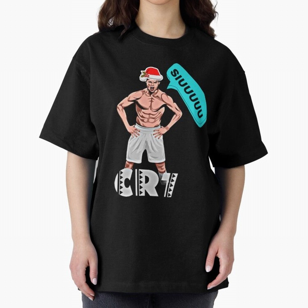 Siuuu Cristiano ronaldo Oversized T-Shirt Elevate FIFA World Cup 2026 for Fans of Haaland and Portugal, Bringing Retro Football Energy, Iconic Rivalries, Trophy Chase Drama and Stadium Atmosphere; Built for Supporters Chasing Trophy Dreams, Final